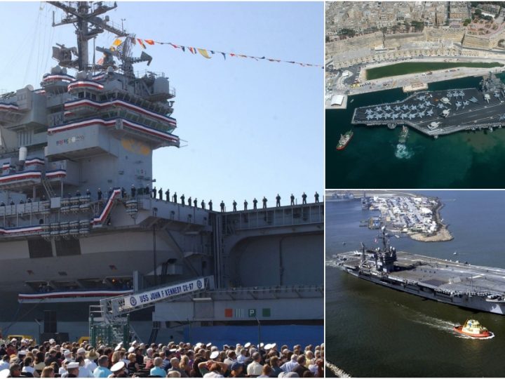 USS John F. Kennedy (CV-67) and CVW-17’s Historic Arrival in Grand Harbour, Malta – The Final Voyage Begins (June 26, 2004)