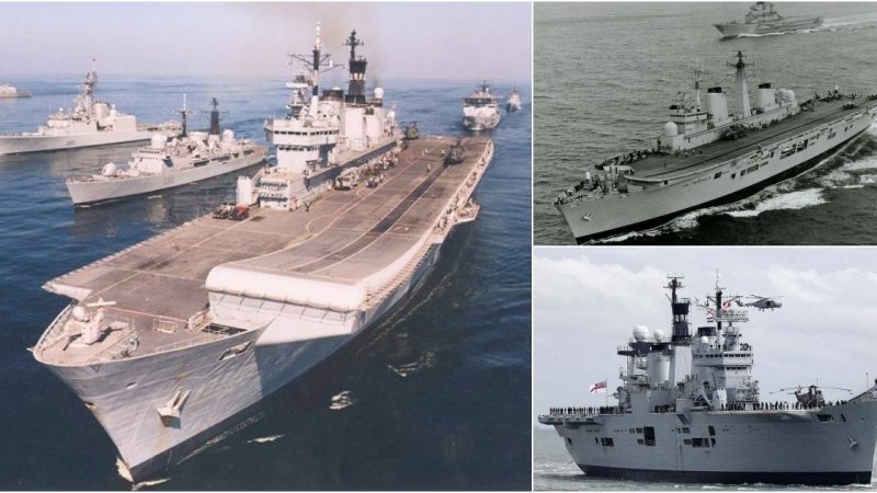 HMS Illustrious (R06) and Soviet Kiev-class “Aircraft Cruiser” Novorossiysk – May 29, 1983