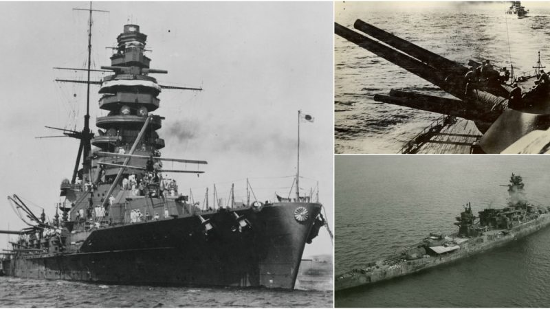 Japanese Battleship Nagato Launches Seaplane from Turret, July 1927