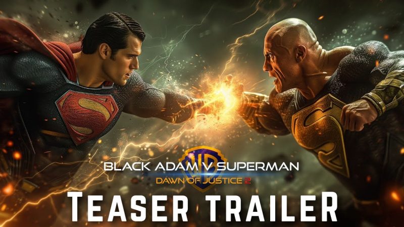 BLACK ADAM V SUPERMAN: DAWN OF JUSTICE 2 – FIRST LOOK (2025) | Henry Cavill, Dwayne Johnson (4k)